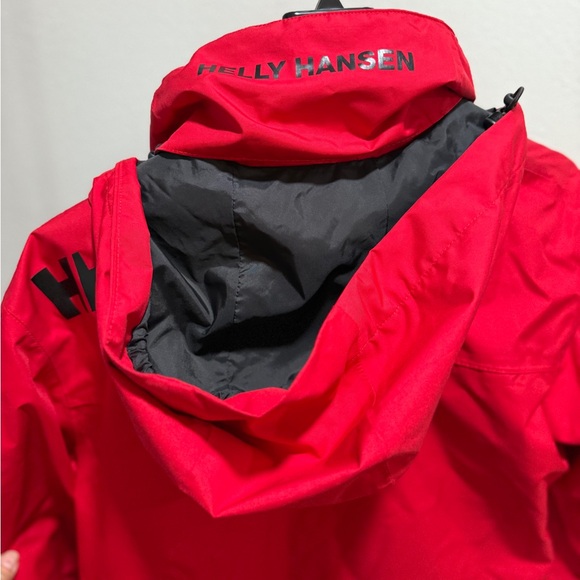 Helly Hensen Red Helly Tech Ski Snow Jacket Petite Small Woman-Preowned - Picture 4 of 16